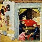 Altarpiece Canvas Paintings - Quaratesi Altarpiece St. Nicholas and three poor maidens